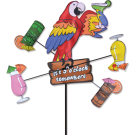 Island Parrot Whirligig Spinner - 12"