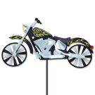 Motorcycle w/Flames Spinner by Premier - 22"