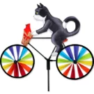 Tuxedo Cat on a Bicycle/Bike Spinner - 20" by Premier