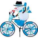 Snowman on a Bicycle/Bike Spinner - 30" by Premier