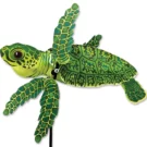 Baby Sea Turtle WhirliGig Garden Spinner - 18" by Premier