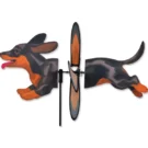 Petite Black And Tan Dachshund Spinner By Premier
