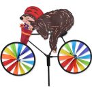 Sloth on a Bicycle/Bike Garden Spinner - 20" by Premier