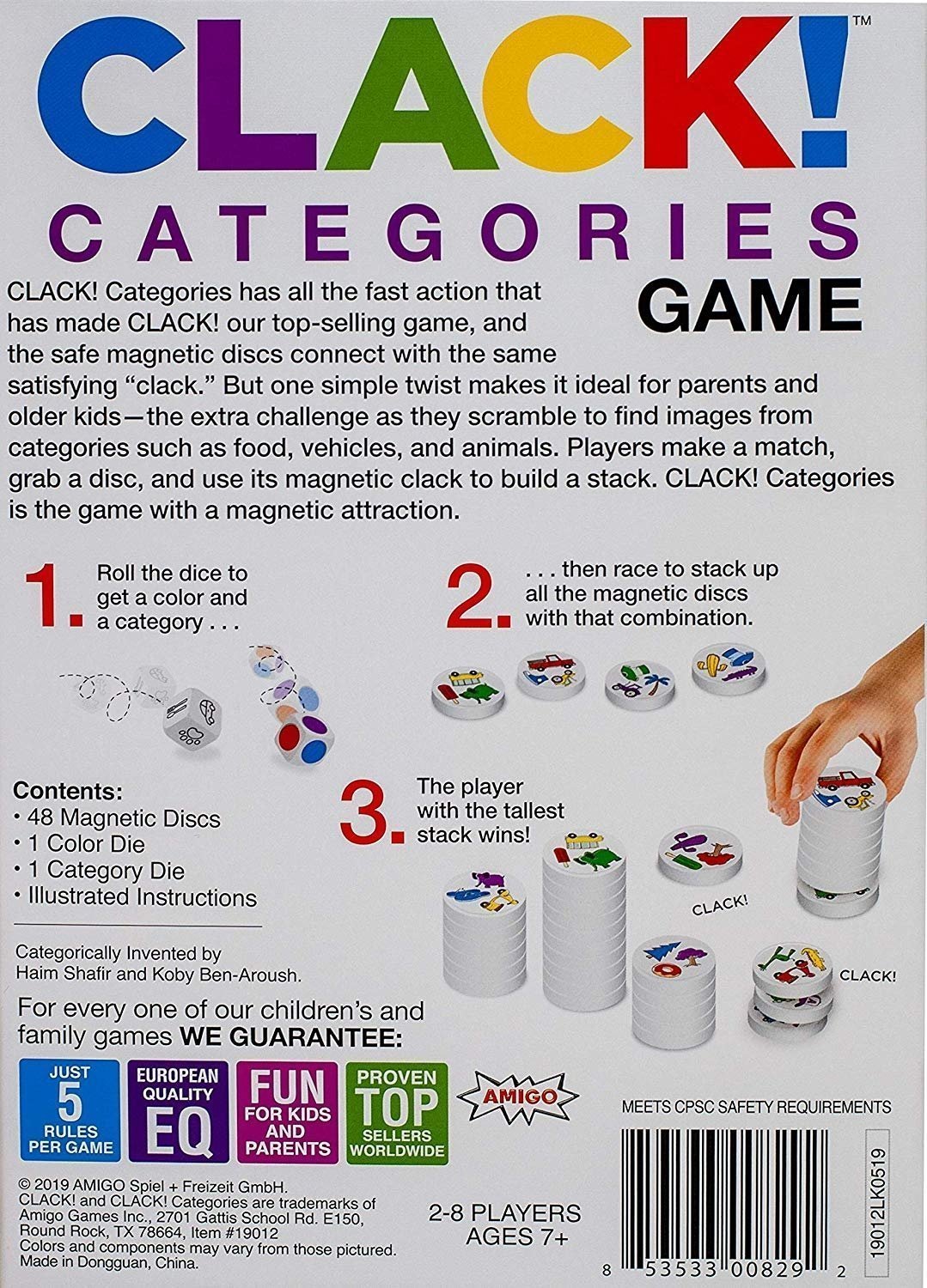 Clack! Categories Game By Amigo Games Clack! Categories Game by AMIGO Games