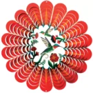 Hummingbird 3D Metal Spinner by Spinfinity - 12"