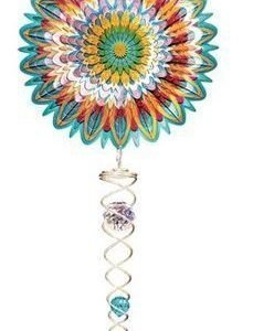 Floral Mandala Mini Metal Spinner Set