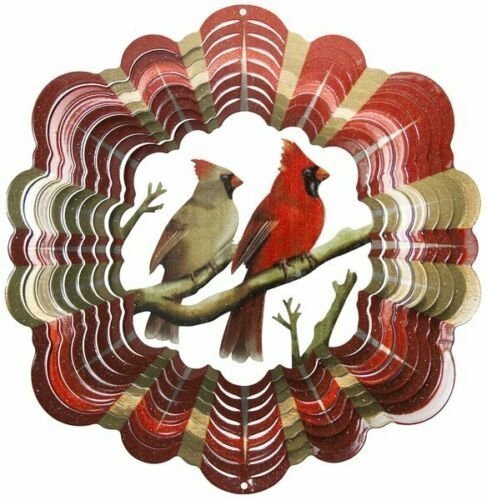 Cardinals Wind Spinner by Spinfinity - 12" Diameter