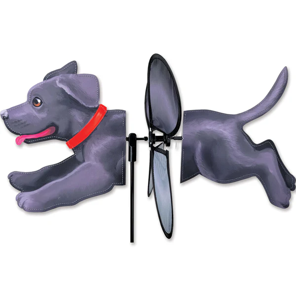 Petite Black Lab Spinner by Premier Petite Black Lab Spinner by Premier