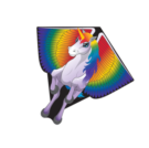 Unicorn DLX Diamond Nylon Kite with Fancy Tail - 30"