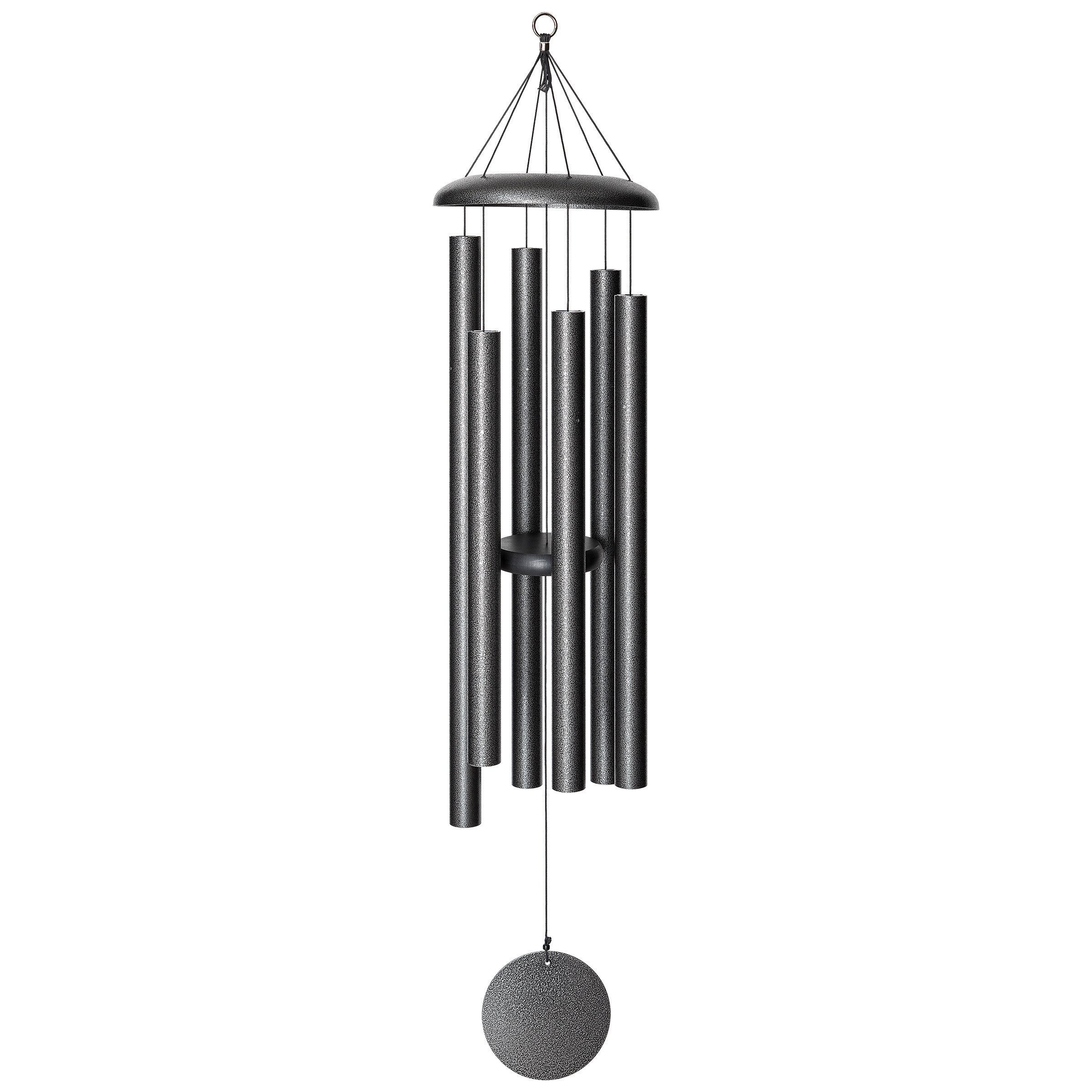 Corinthian Bells 50" Windchime By Qmt Silver Vein 0 Corinthian Bells 50" Windchime by QMT - Silver Vein-0