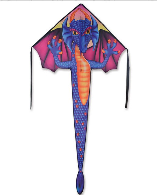 Sapphire Dragon Large Easy Flyer Kite by Premier Sapphire Dragon Large Easy Flyer Kite by Premier