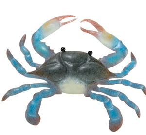 Blue Crab Wall Decoration 8" - Medium