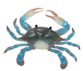 Blue Crab Wall Decoration 5" - Small Blue Crab Wall Decoration 5" - Small