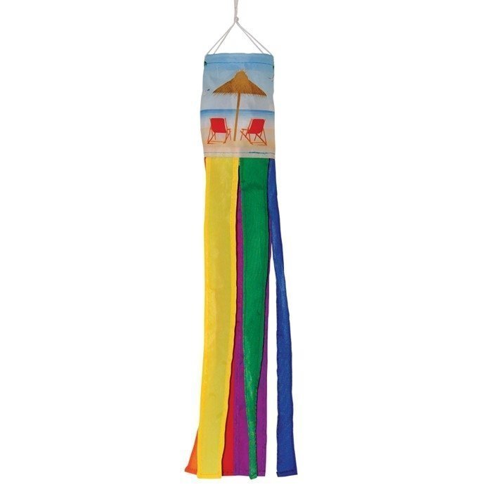 Beach Scene Baby Windsock - 15" Beach Scene Baby Windsock - 15"
