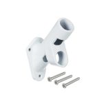 White Aluminum House Flagpole Bracket - 2 Position