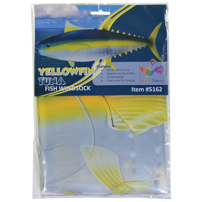 Yellowfin Tuna 48" Fish Windsock Yellowfin Tuna 48" Fish Windsock
