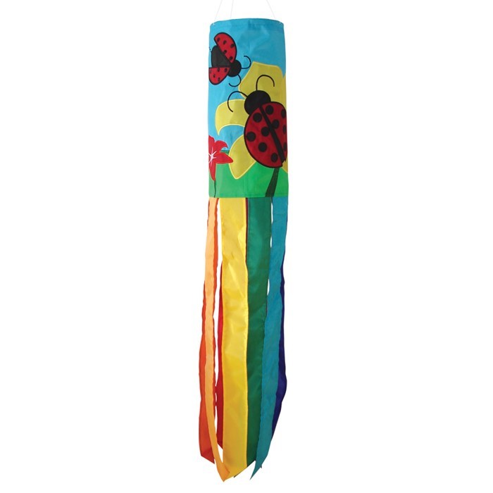 Ladybug Flower Windsock 40" Ladybug Flower Windsock 40"