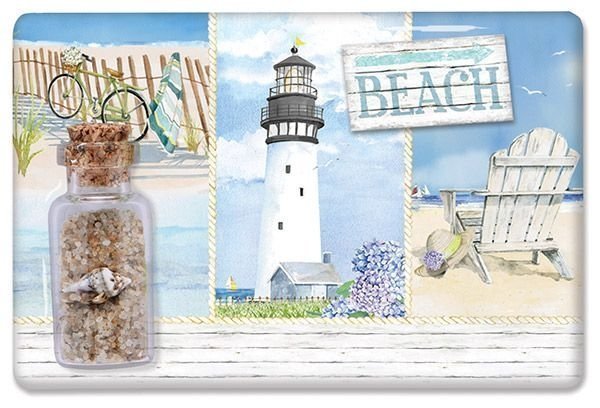 Coastal Collage Jar Magnet By Cape Shore Coastal Collage Jar Magnet by Cape Shore