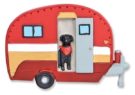 Dog in Camper Magnet by Cape Shore