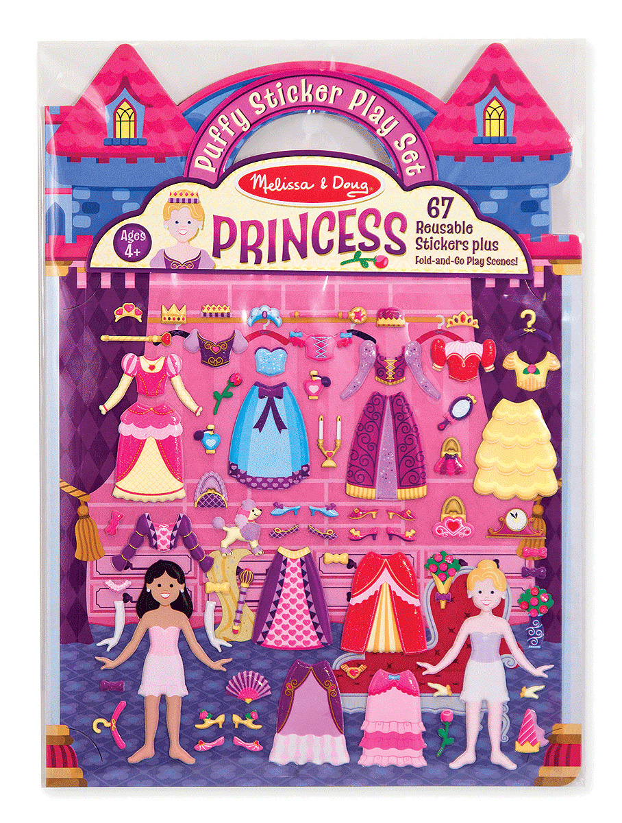 Puffy Sticker Play Set- Princess Puffy Sticker Play Set- Princess