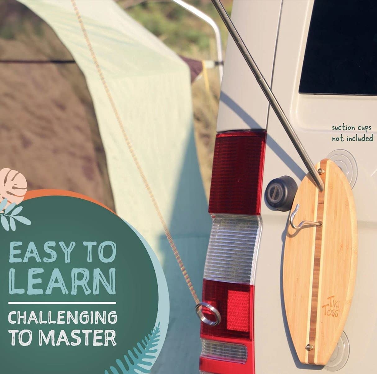 Mellow Militia Tiki Toss Deluxe Edition Hook and Ring Toss Game Mellow Militia Tiki Toss Deluxe Edition Hook and Ring Toss Game