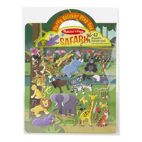 Puffy Sticker Play Set - Safari Puffy Sticker Play Set - Safari