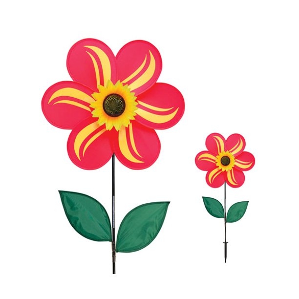 Red Sunflower Garden Wind Spinner - 19" Red Sunflower Garden Wind Spinner - 19"