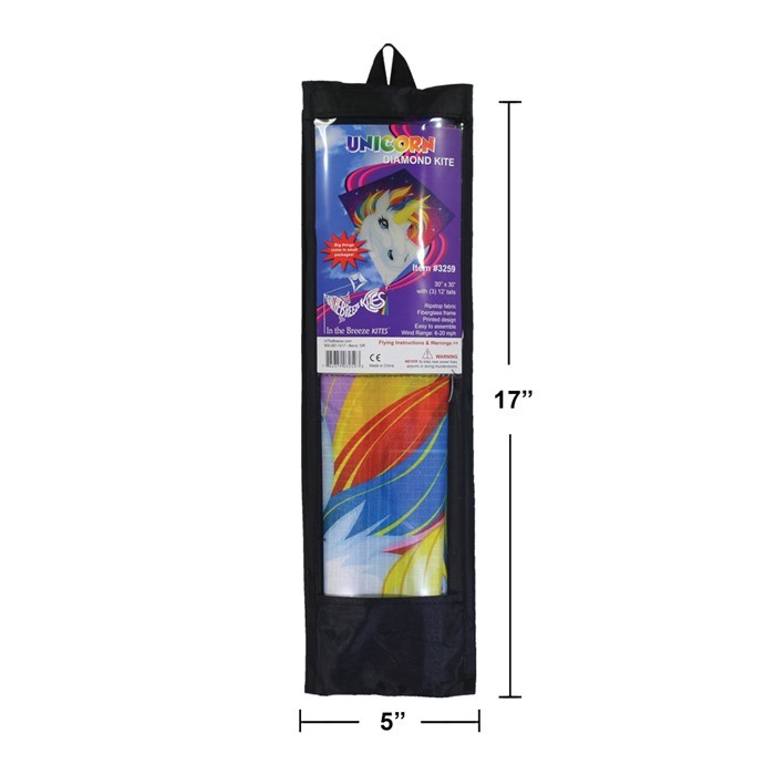 UNICORN 30" DIAMOND KITE BY ITB UNICORN 30" DIAMOND KITE BY ITB