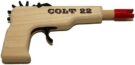Colt 22 Pistol Wooden Rubberband Gun By Magnum Enterprises Colt 22 Pistol Wooden Rubberband Gun By Magnum Enterprises