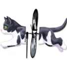 Petite Black And White Cat Spinner By Premier Petite Black And White Cat Spinner By Premier