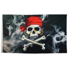 Smokin' Pirate 3x5 Grommet Flag Smokin' Pirate 3x5 Grommet Flag