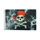 Smokin' Pirate 12"x18" Grommet Flag