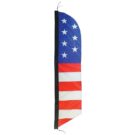 Embroidered Stars and Stripes Feather Banner