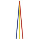 Red Yellow & Blue Kite Tail 12'