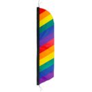 Rainbow Feather Banner 7-foot
