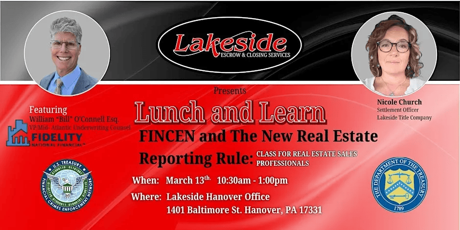 Lunch & Learn: Hanover FinCEN and The New Reporting Rule