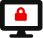 a red light is shining on a black background