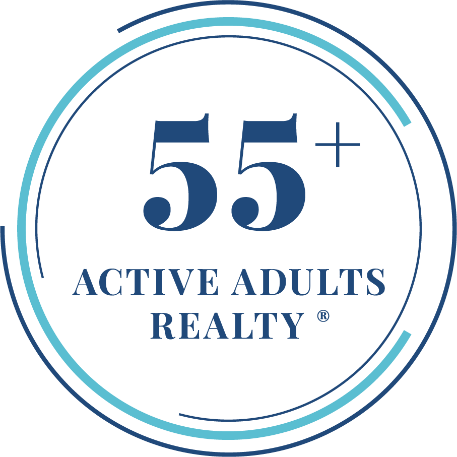 the logo for the 55 plus active adults'realty program