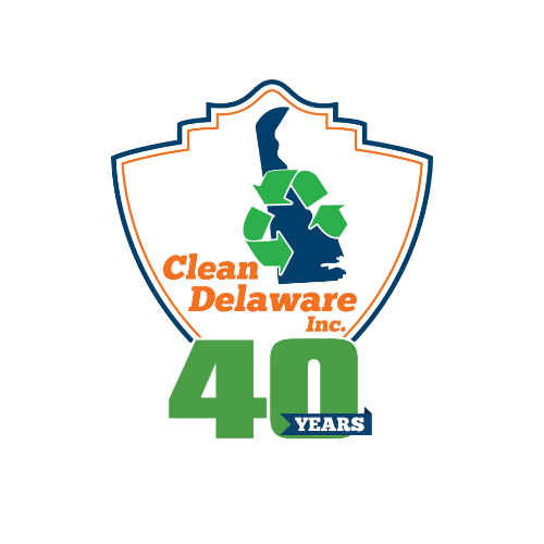 the logo for the clean delaware 40