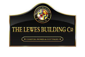 a black and gold sign that says the lewis building co