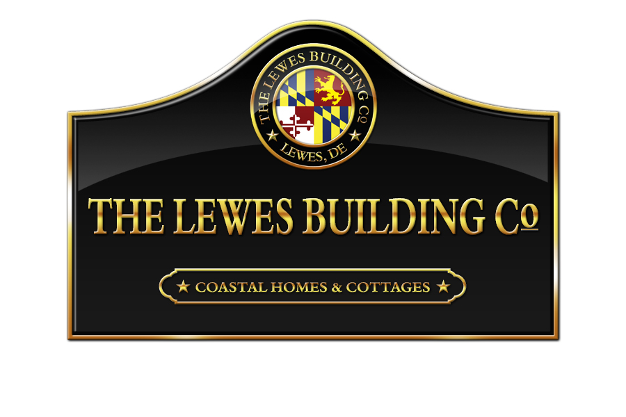 a black and gold sign that says the lewis building co