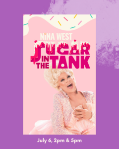 a poster of a woman in a pink dress