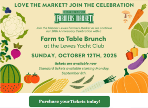 a flyer for farmers market