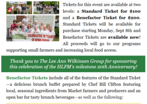 a flyer for a fundraiser event with photos of people