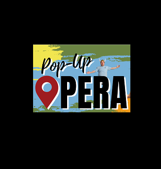the logo for pop up opera