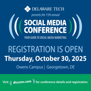 a flyer for a social media conference