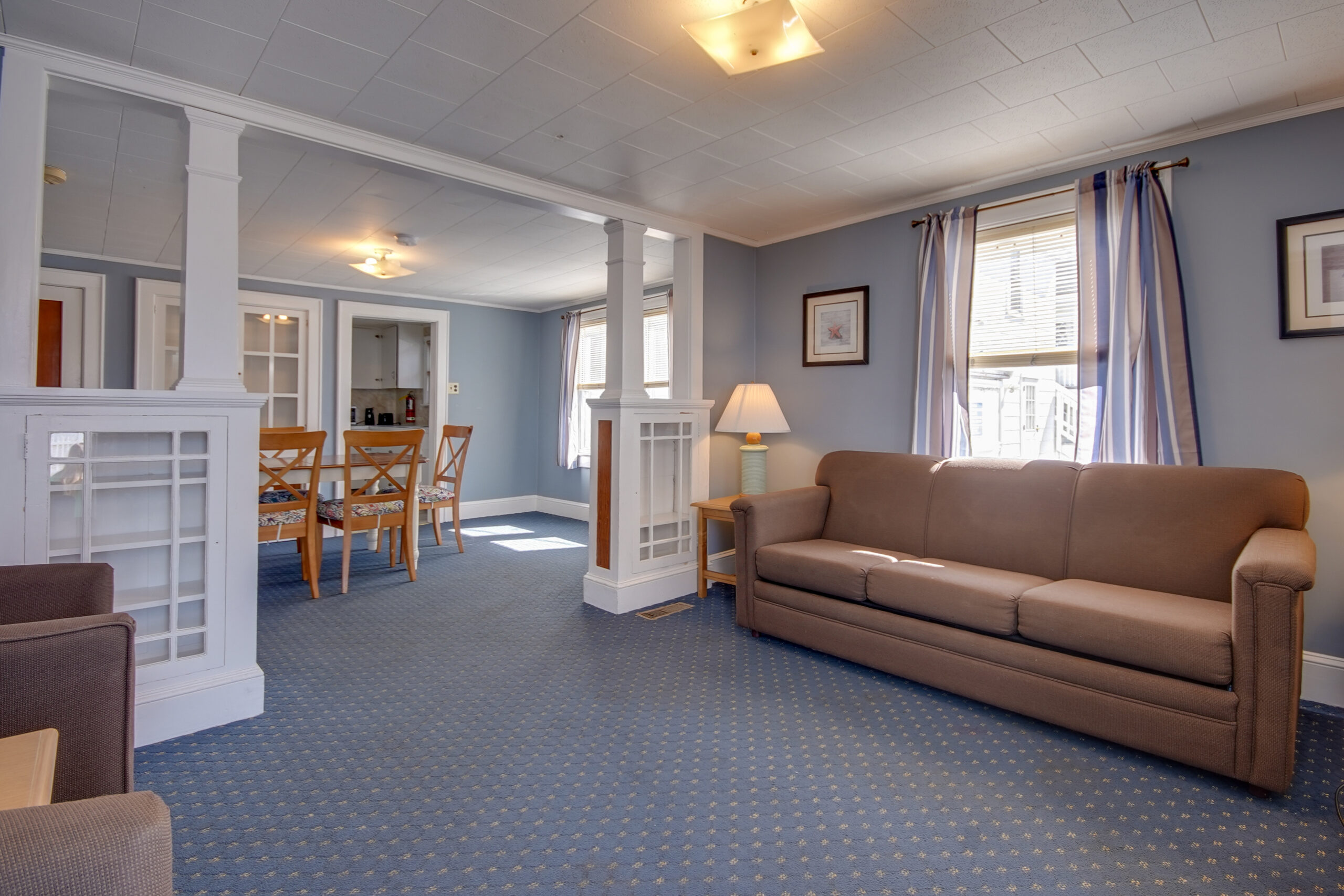 unit 104 living room