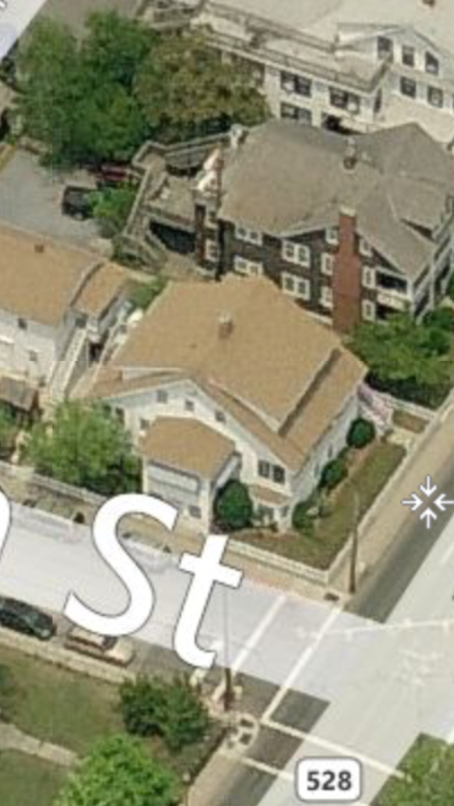beach house location aerial view