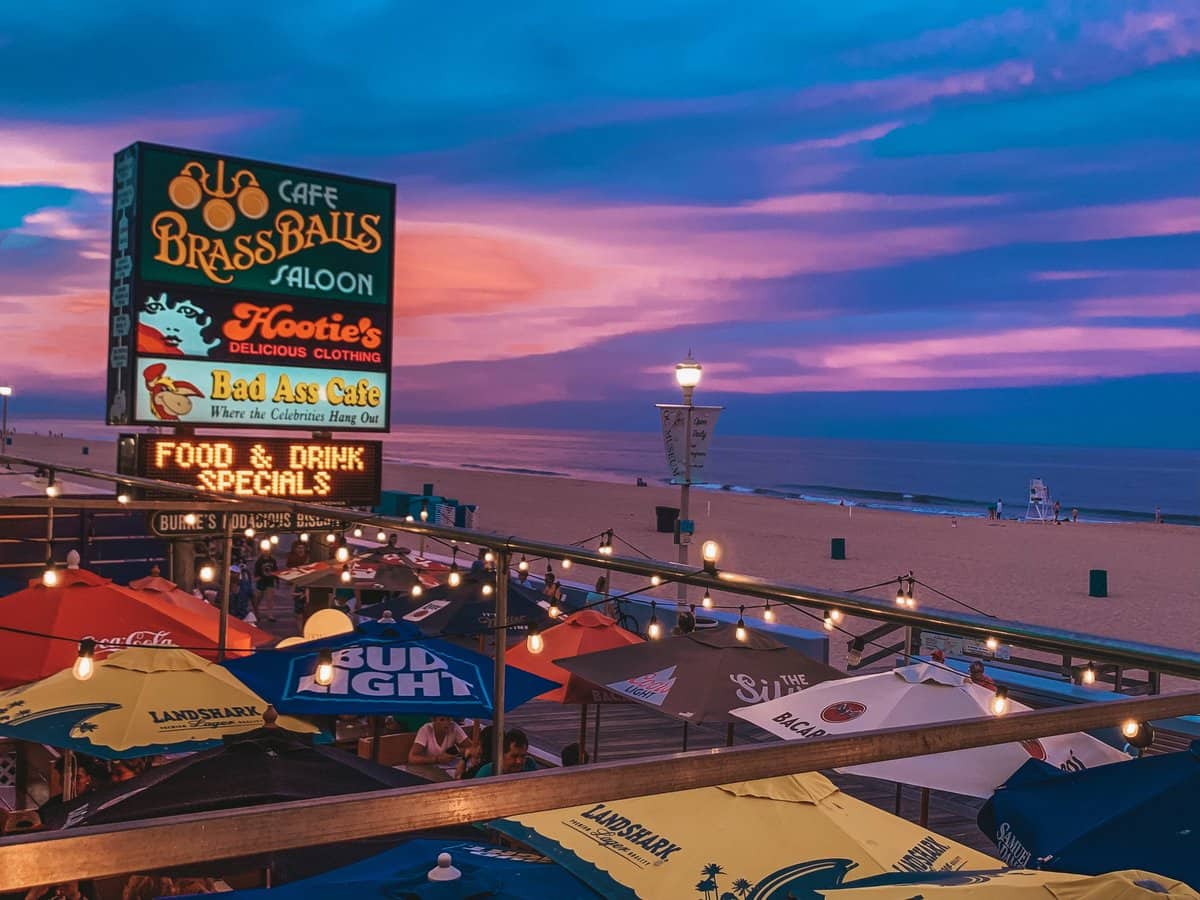 boardwalk and beach view