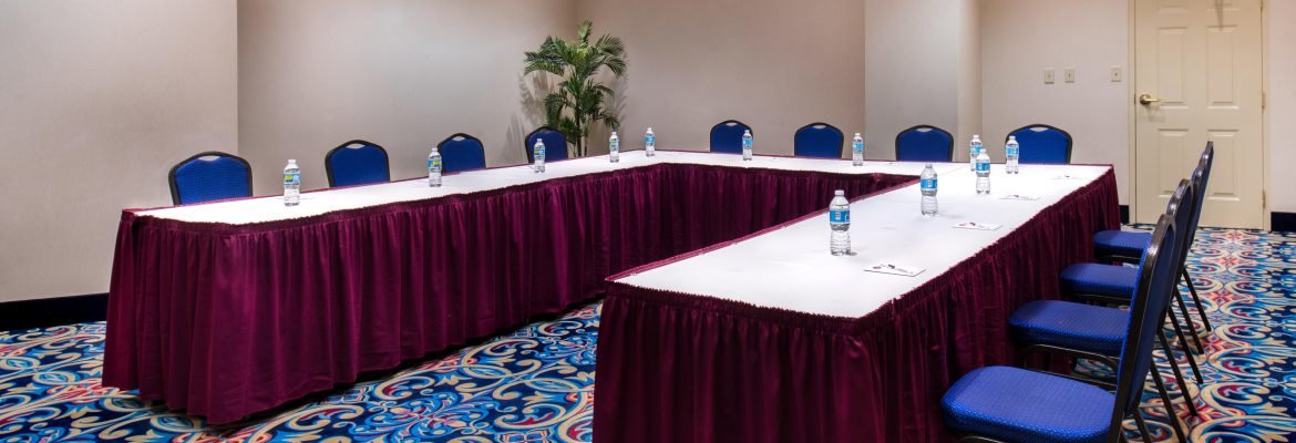 hotel conference room meeting table